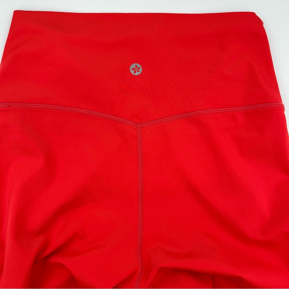 Papaya Active Leggings Pants Coral Red Silky Smooth Large - Picture 3 of 6